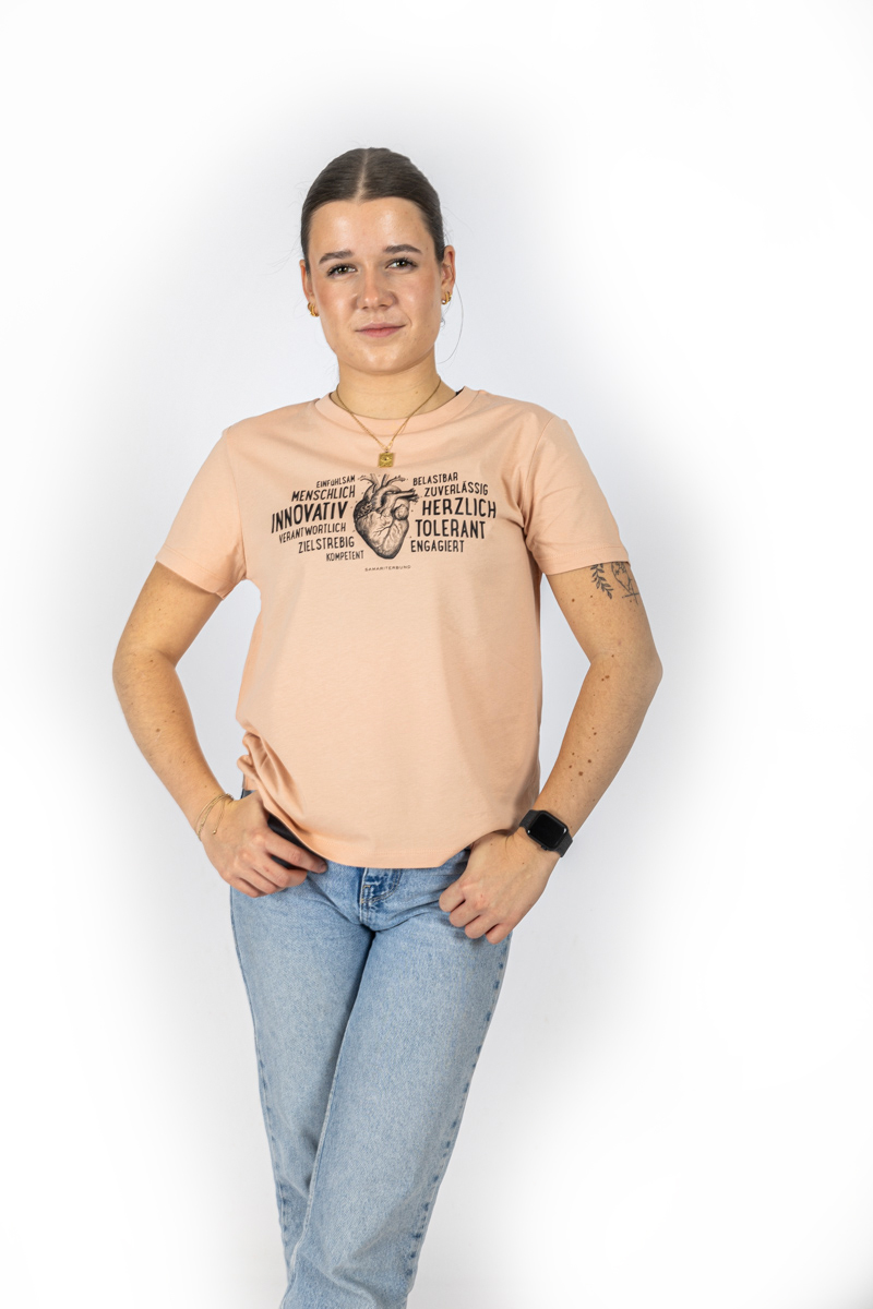 ASB&Ouml; T-Shirt - Herz Damen